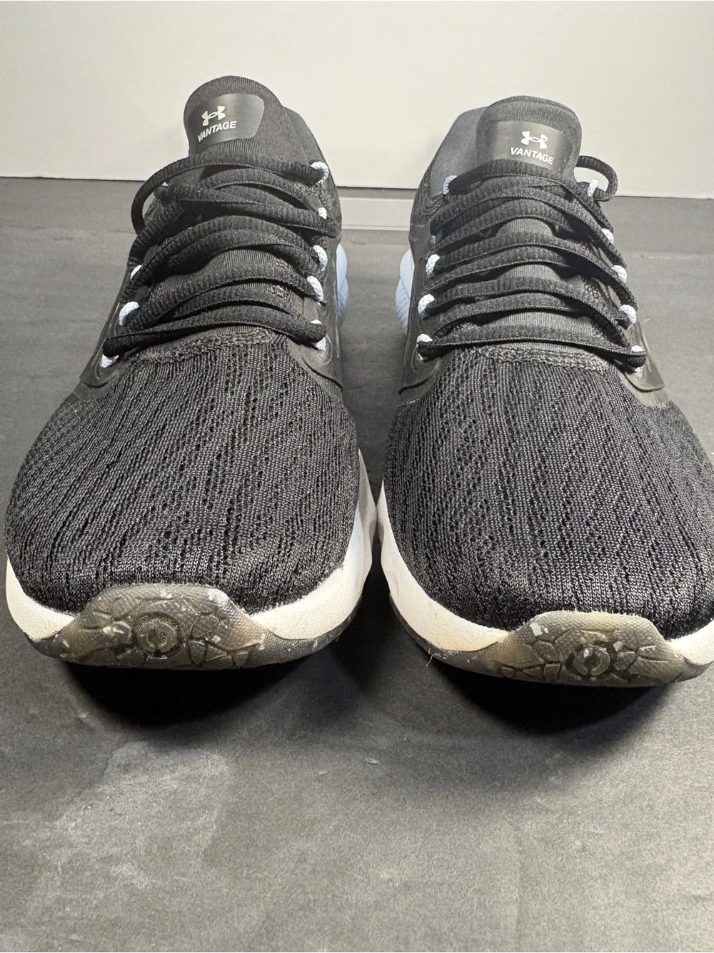 Under Armour Charged Vantage Black&White Women's Athletic Running Shoes S-8.5 - Picture 8 of 11